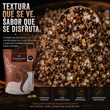 Cargar imagen en el visor de la galería, Sal de Mar con Café - Sal de Mar Premium - 100% Natural del Mar de Cortés