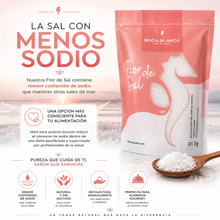Cargar imagen en el visor de la galería, Flor de Sal - Sal de Mar Premium - 100% Natural del Mar de Cortés
