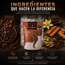 Cargar imagen en el visor de la galería, Sal de Mar con Café - Sal de Mar Premium - 100% Natural del Mar de Cortés
