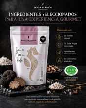 Cargar imagen en el visor de la galería, Sal de Mar con Trufa - Sal de Mar Premium - 100% Natural del Mar de Cortés
