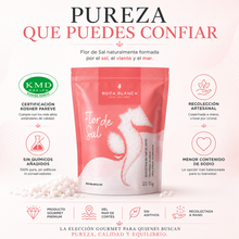 Cargar imagen en el visor de la galería, Flor de Sal - Sal de Mar Premium - 100% Natural del Mar de Cortés
