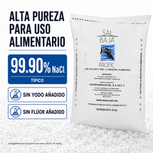Cargar imagen en el visor de la galería, Baja Pacific Sal Refinada 25 kg para Industria Alimentaria
