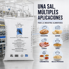 Cargar imagen en el visor de la galería, Baja Pacific Sal Refinada 25 kg para Industria Alimentaria
